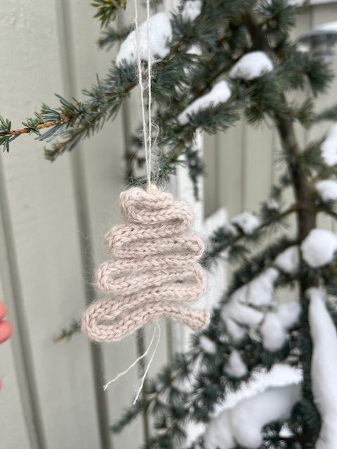 Strikket juletræ - Billede 2